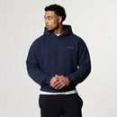EVOLVE NAVY OVERSIZED PULLOVER HOODIE 1枚目の画像