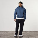 EVOLVE BLUE GREY OVERSIZED PULLOVER HOODIE 3枚目の画像