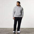 VANQUISH EVOLVE LIGHT GREY MARL OVERSIZED PULLOVER HOODIE 4枚目の画像