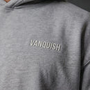 VANQUISH EVOLVE LIGHT GREY MARL OVERSIZED PULLOVER HOODIE 2枚目の画像