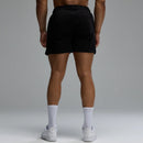 EVOLVE BLACK REGULAR FIT SWEAT SHORTS 2枚目の画像