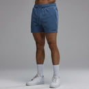 EVOLVE BLUE GREY REGULAR FIT SWEAT SHORT 1枚目の画像