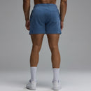 EVOLVE BLUE GREY REGULAR FIT SWEAT SHORT 2枚目の画像