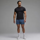 EVOLVE BLUE GREY REGULAR FIT SWEAT SHORT 4枚目の画像