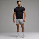 VANQUISH EVOLVE LIGHT GREY MARL REGULAR FIT SWEAT SHORT 4枚目の画像
