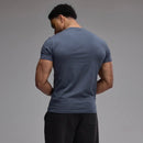 EVOLVE DARK GREY SLIM FIT T SHIRT 2枚目の画像