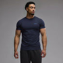 EVOLVE NAVY SLIM FIT T SHIRT 1枚目の画像