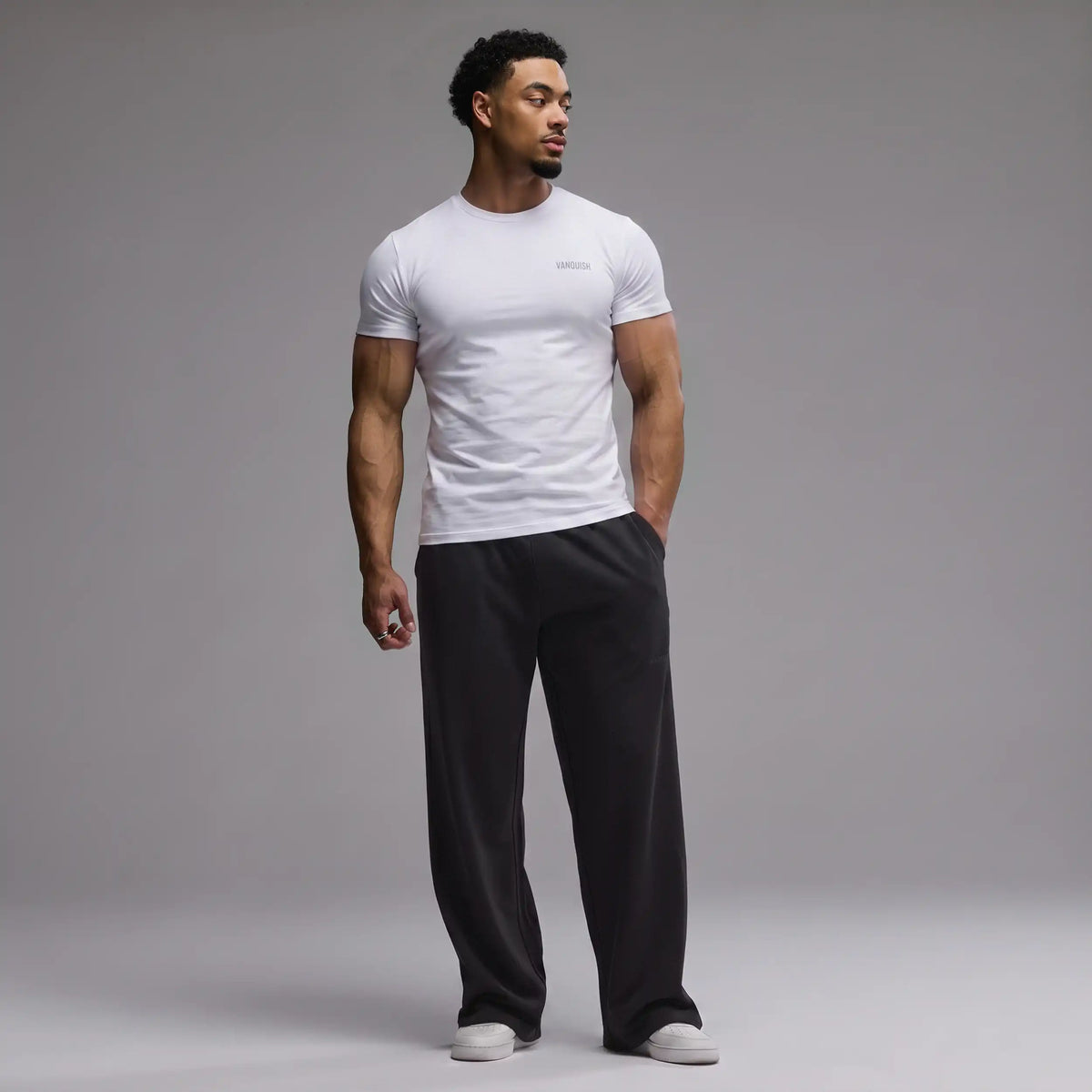EVOLVE WHITE SLIM FIT T SHIRT 4枚目の画像