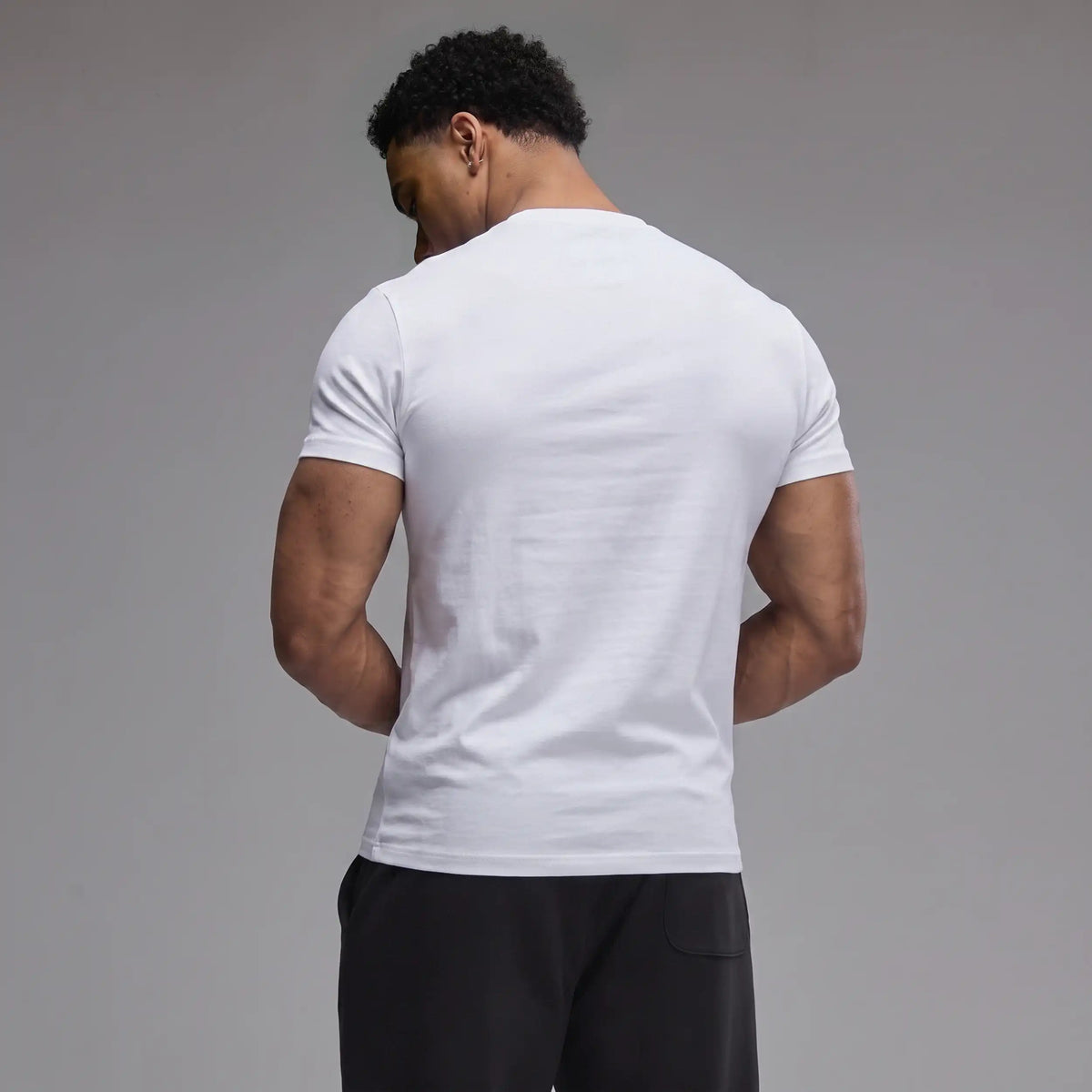 EVOLVE WHITE SLIM FIT T SHIRT 2枚目の画像