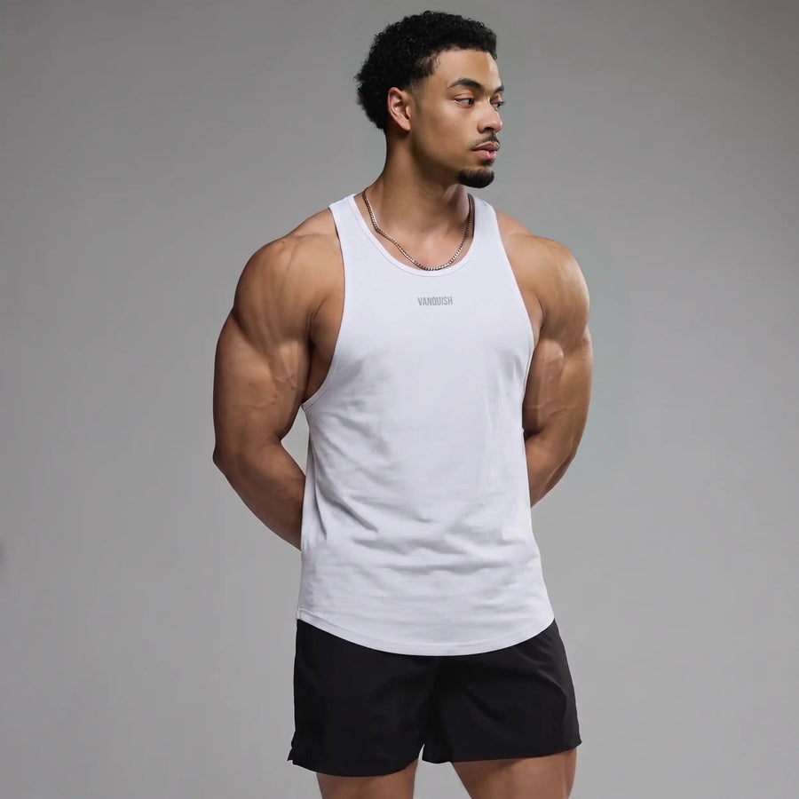 EVOLVE WHITE STRINGER VEST 1枚目の画像