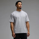 EVOLVE LIGHT GREY MARL OVERSIZED T SHIRT 1枚目の画像