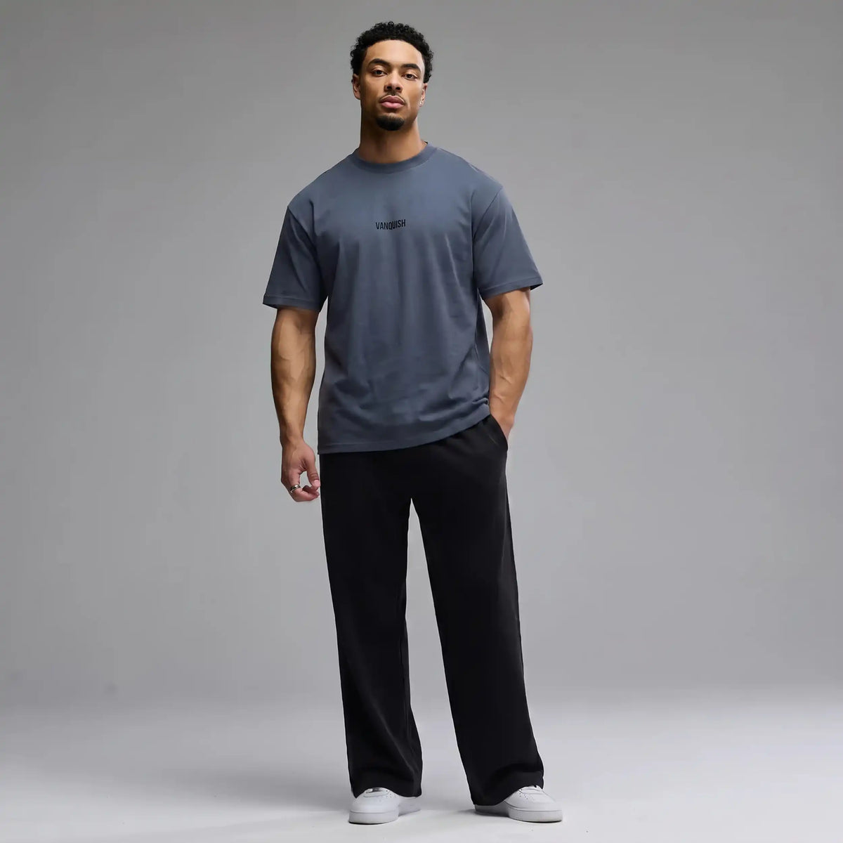 EVOLVE DARK GREY OVERSIZED T SHIRT 4枚目の画像