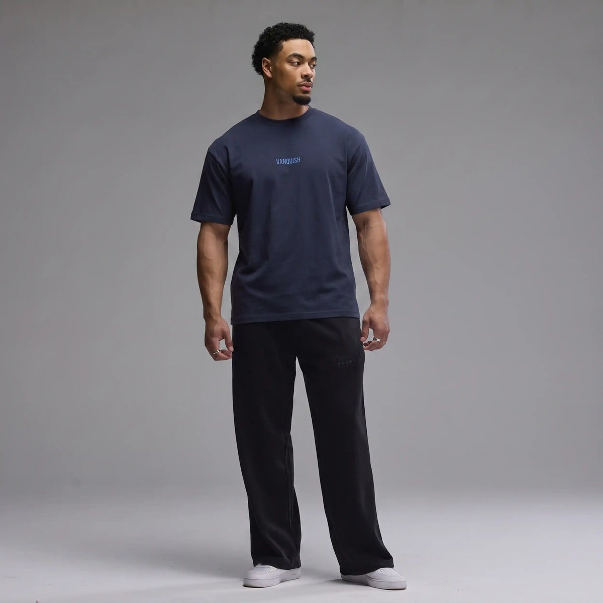 EVOLVE NAVY OVERSIZED T SHIRT 4枚目の画像