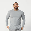 Vanquish Essential Steel Grey Slim Fit Long Sleeve T Shirt 1枚目の画像