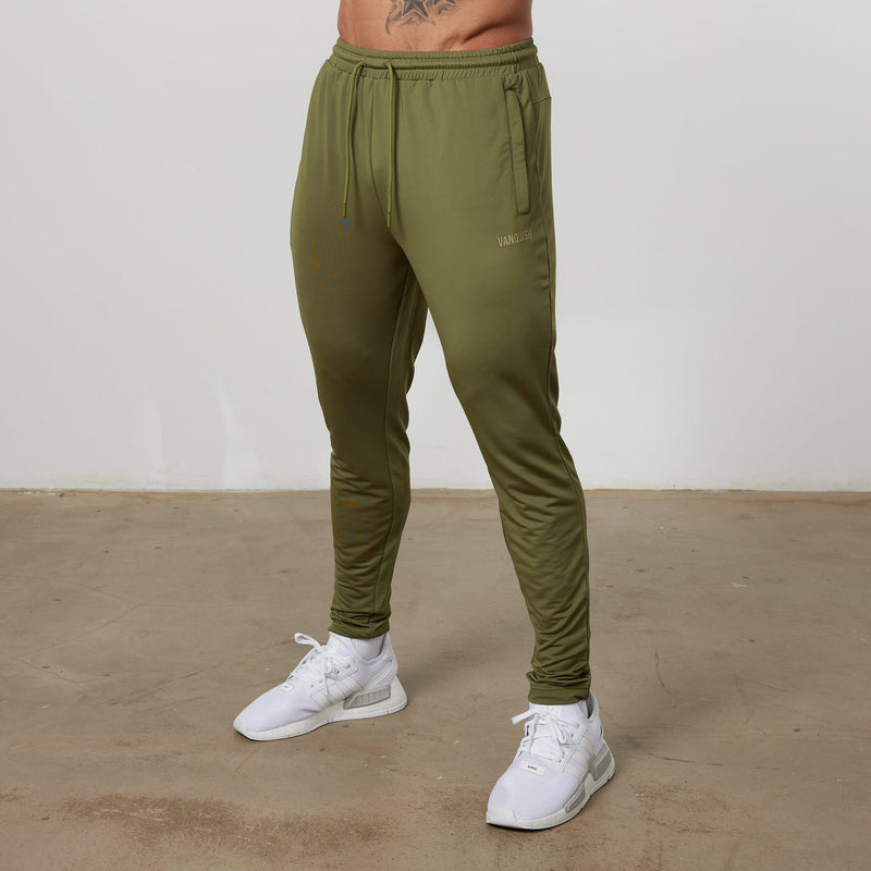 Vanquish Essential Olive Green Performance Sweatpants 1枚目の画像