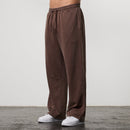 BLACK FORGE WASHED BROWN STRAIGHT LEG SWEATPANTS 1枚目の画像