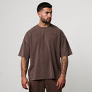 BLACK FORGE WASHED BOXY OVERSIZED T SHIRT 1枚目の画像