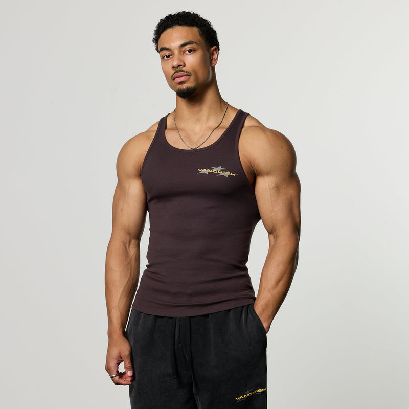 QUICKSTRIKE BLACK FITTED RIB VEST 1枚目の画像