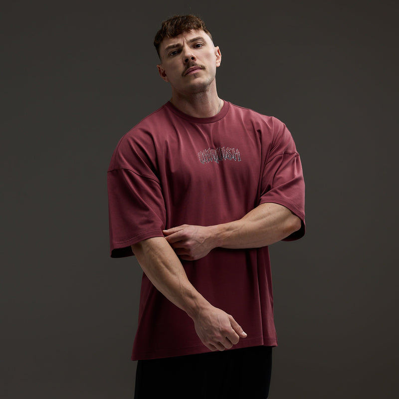 VQ x Baki: Red Baki Boxy Oversized T Shirt 3枚目の画像