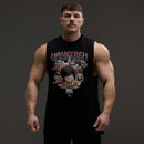 VQ x Baki: Black Baki Sleeveless T Shirt 2枚目の画像