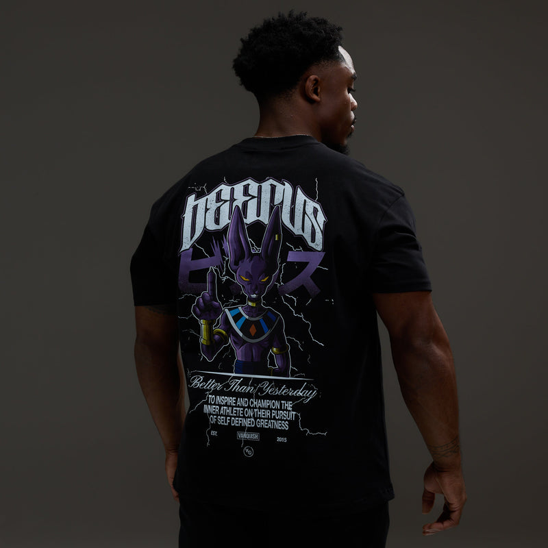 Vanquish DBS Beerus Black Oversized T Shirt 2枚目の画像