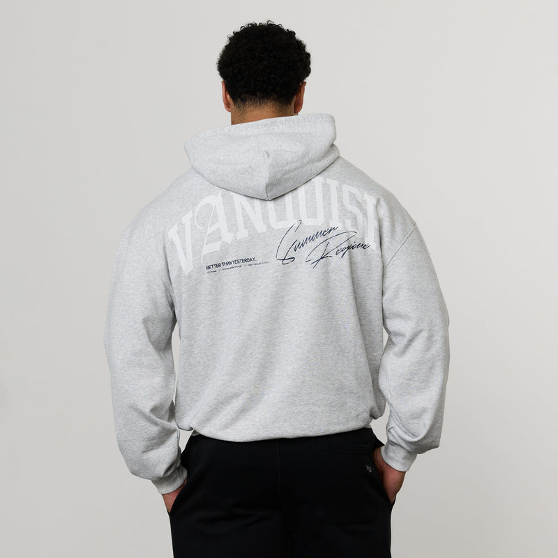 REGIME OAT MARL OVERSIZED HOODIE 1枚目の画像