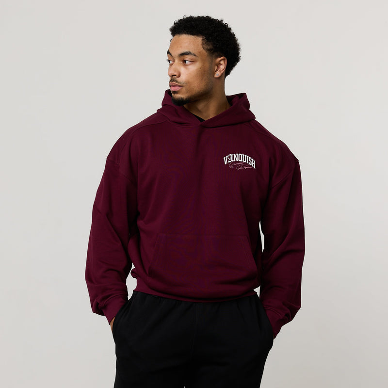 REGIME OXBLOOD OVERSIZED HOODIE 2枚目の画像