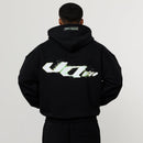 ACID BLACK OVERSIZED HOODIE 1枚目の画像