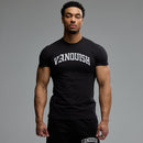 ACADEMY ARCH BLACK SLIM FIT T SHIRT 1枚目の画像