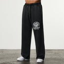 HERITAGE AND STRENGTH BLACK STRAIGHT LEG SWEATPANTS 1枚目の画像