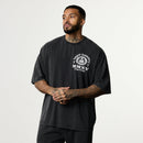HERITAGE AND STRENGTH BLACK BOXY OVERSIZED T SHIRT 2枚目の画像