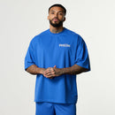 Vanquish Bodybuilding Cobalt Blue Oversized Boxy T Shirt 2枚目の画像
