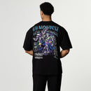 YU-GI-OH! DARK MAGICIAN BLACK OVERSIZED T SHIRT 2枚目の画像