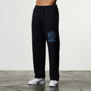CAMELOT BLACK STRAIGHT LEG SWEATPANTS 1枚目の画像