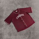 VANQUISH RED OVERSIZED BASEBALL JERSEY 2枚目の画像