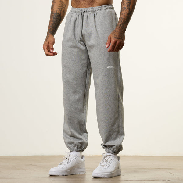 Vanquish Essential Grey Melange Oversized Sweatpants 1枚目の画像