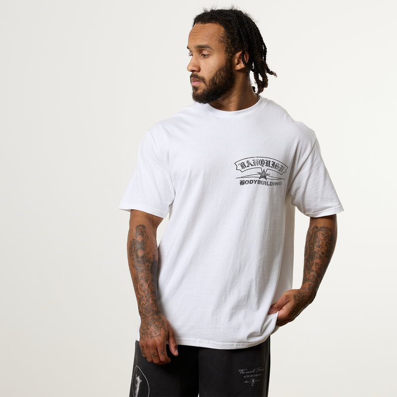 REVOLVE CALI BANNER GRUNGE WHITE OVERSIZED TEE 2枚目の画像