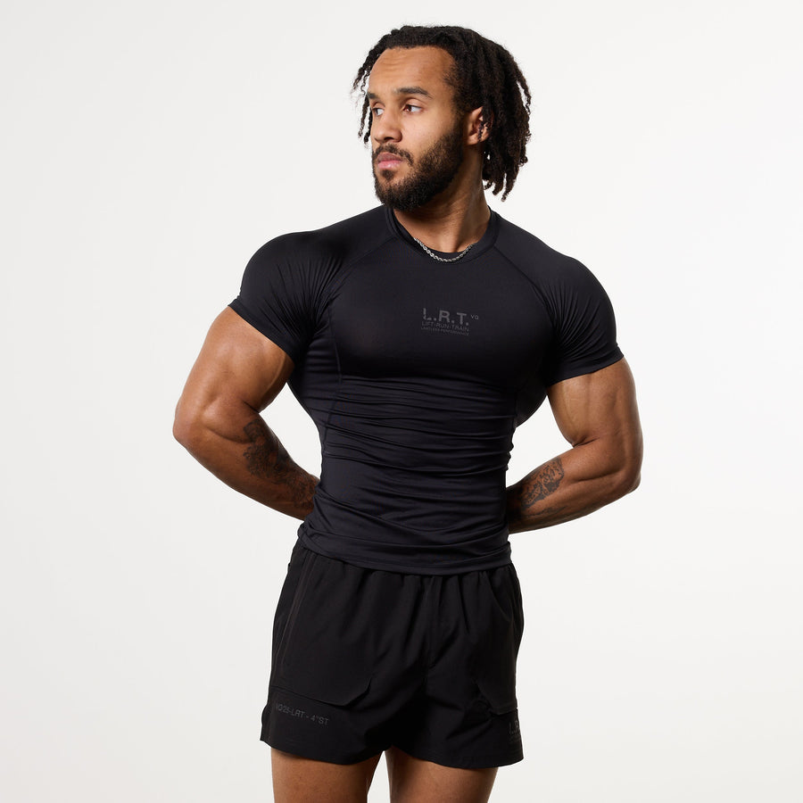 LRT Black Performance Short Sleeve Base Layer Top 5枚目の画像
