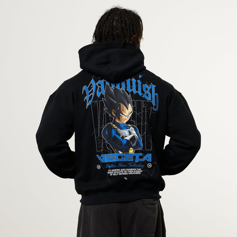 Vanquish DBS Vegeta Black Hoodie 1枚目の画像