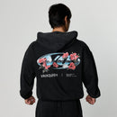 VQ x Shintaro Hibiscus Oversized Full Zip Hoodie 1枚目の画像