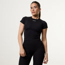 Enhance V2 Black Cap Sleeve T-shirt 1枚目の画像