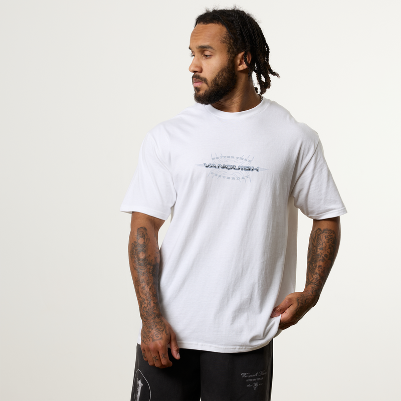 REVOLVE HYPER CHROME WHITE OVERSIZED TEE 2枚目の画像