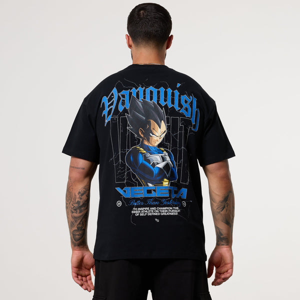 Vanquish DBS Vegeta Black T-Shirt 1枚目の画像