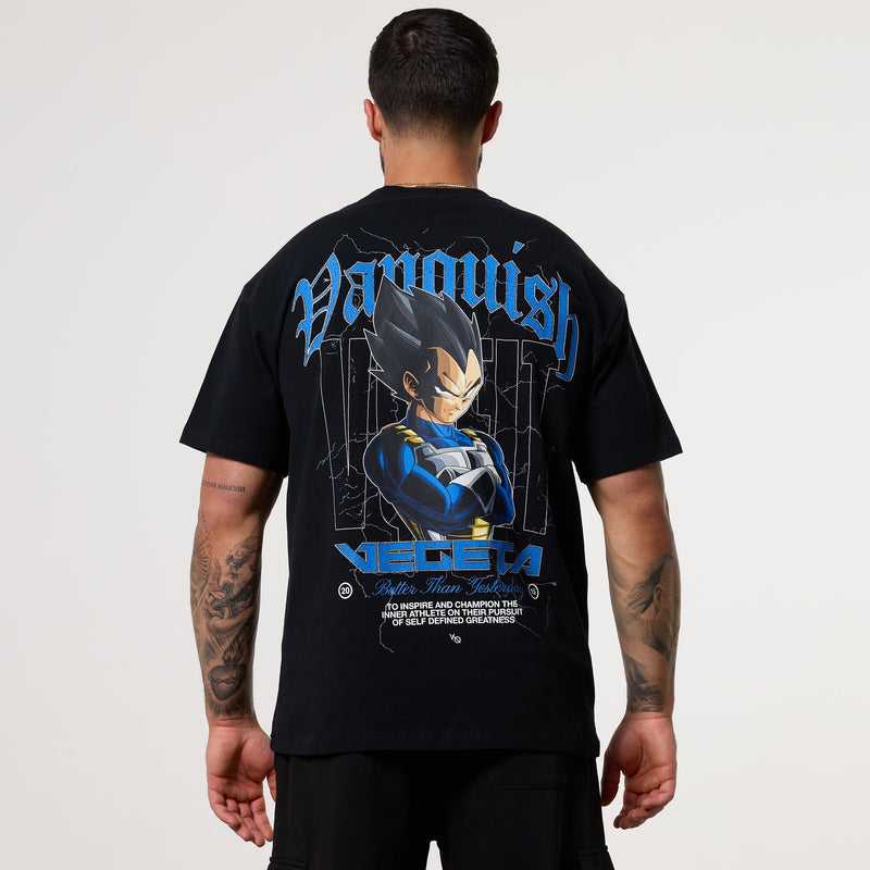 Vanquish DBS Vegeta Black T-Shirt 1枚目の画像