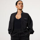 Vanquish Ladies Washed Black Zip Up Jacket 6枚目の画像