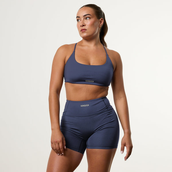 Enhance V2 Dusk Blue Cross Back Bra 1枚目の画像