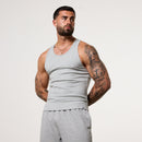 Vanquish Essential V2 Grey Melange Ribbed Tank 1枚目の画像