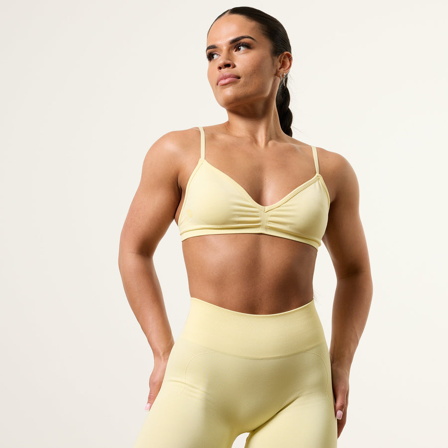 Vanquish Elevate Seamless Butter Yellow Minimal Bra 1枚目の画像