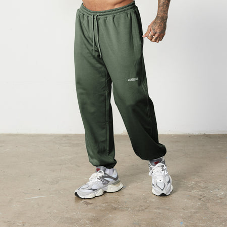 Vanquish Essential Forest Green Oversized Sweatpants 1枚目の画像