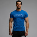 EVOLVE ARCH COBALT BLUE SLIM FIT T SHIRT 1枚目の画像